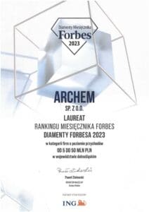 Archem laureat FORBES 2023